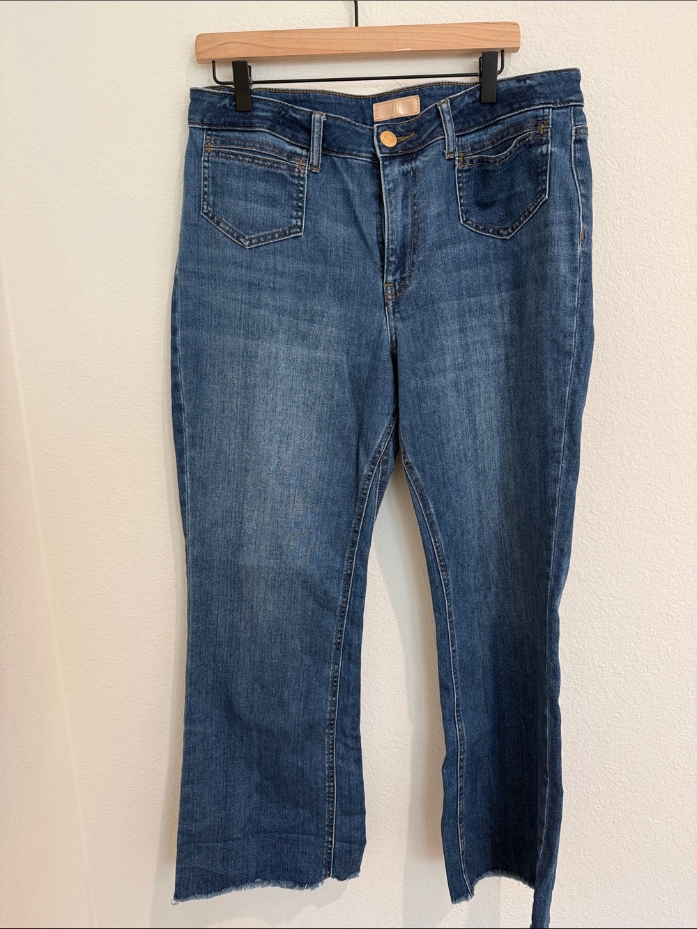Kut from the Cloth Classic Blue Women's High Rise Ankle Flare Jeans